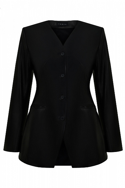 Жакет из кожи