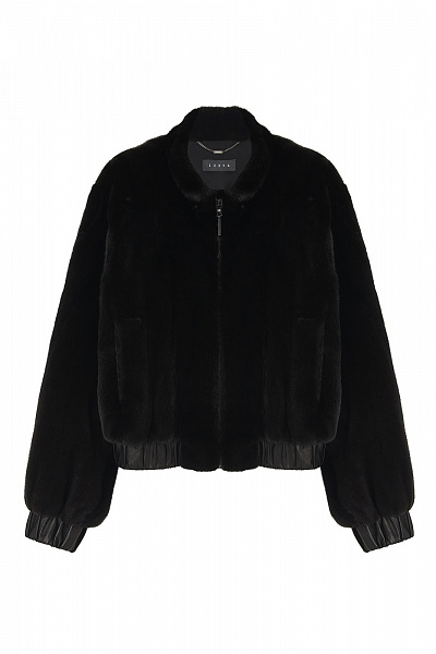 Mink bomber jacket