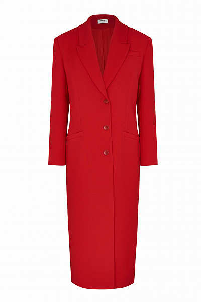 Red Wool Coat (Pre Order)