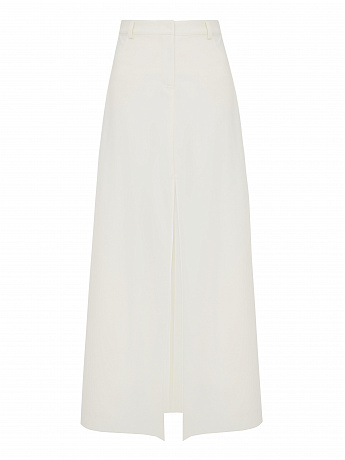 White Wool Skirt (Pre Order)
