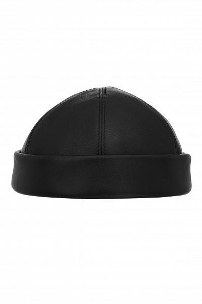 Beanie Leather Hat