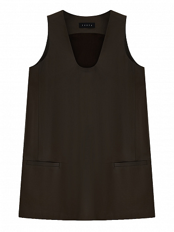 Leather mini dress (Pre Order)