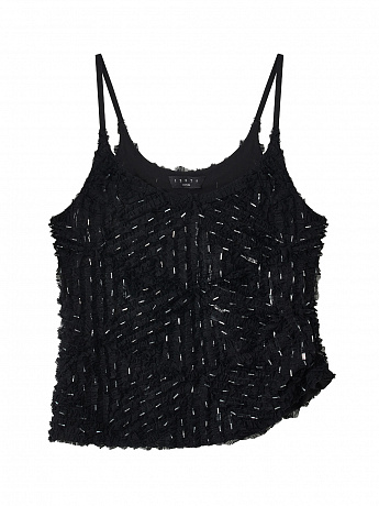 Топ с пайетками и вышивкой