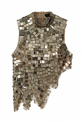 Топ с зеркальными пластинами