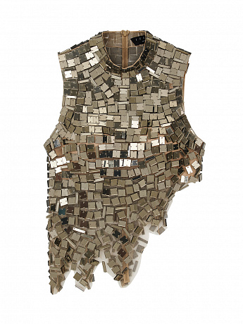 Топ с зеркальными пластинами