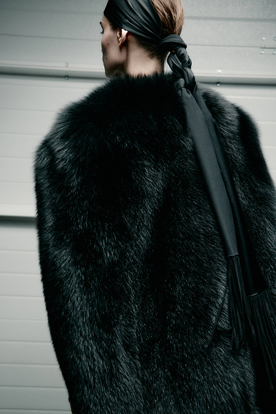 Кейп из песца